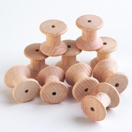 CARRETE DE MADERA 1,4X1,1CM - min 10 uds